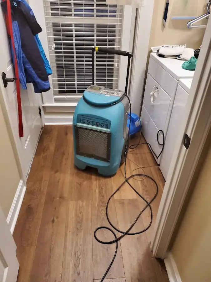 Commercial dehumidifier deployed for Flood Damage Cleanup in Dalhart