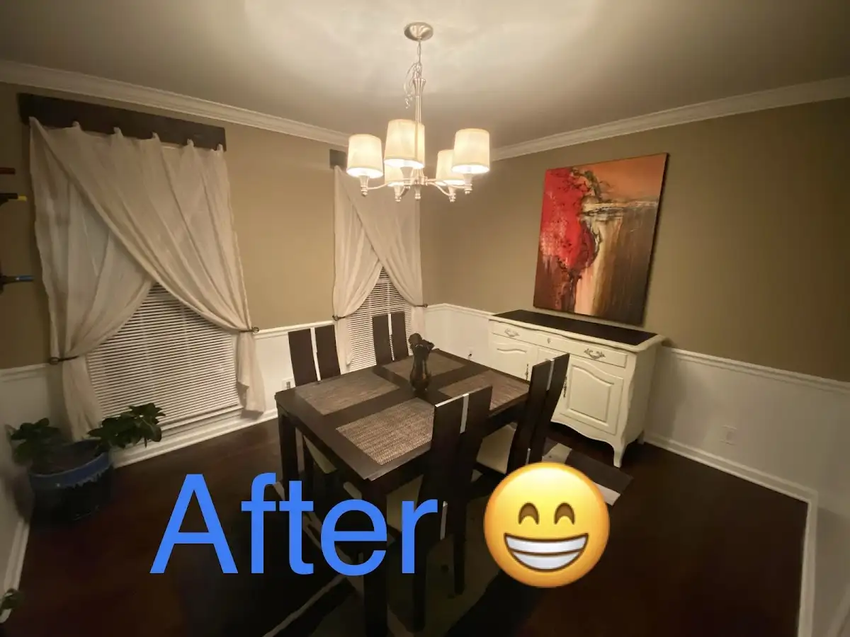 Professional dining room restoration after water damage in Dalhart