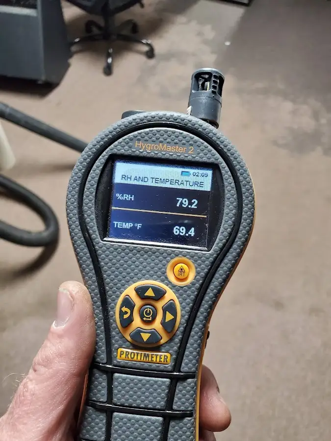 Moisture meter humidity assessment for Mold Remediation & Removal in Dalhart